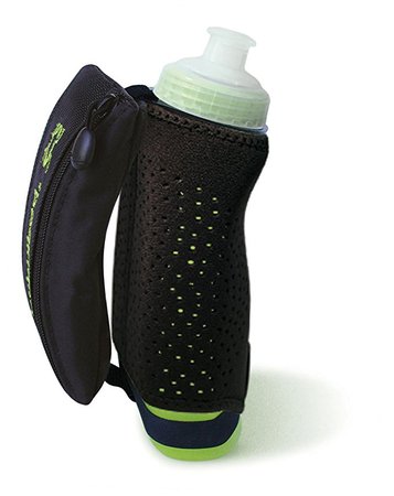 Amazon.com : 12 oz. Amphipod Hydraform Handheld Thermal Lite insulated runners hydration bottle by Amphipod Black : Sports Water Bottles : Sports & Outdoors