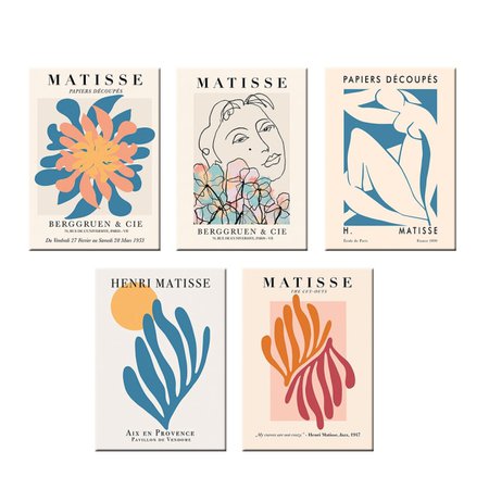 Retro Matisse cartel y huellas abstracto desnuda, arte de pared pintura colorida de la lona de imagen para habitación nórdica decoración para el hogar|Pintura y caligrafía| - AliExpress