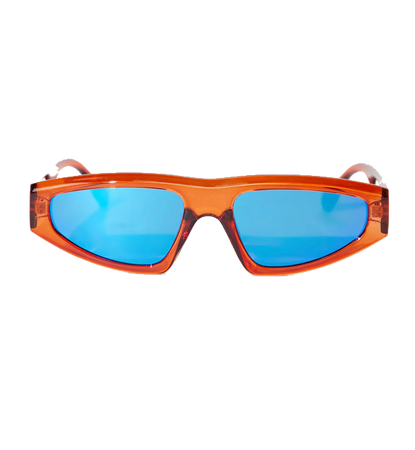 orange shades with blue tint