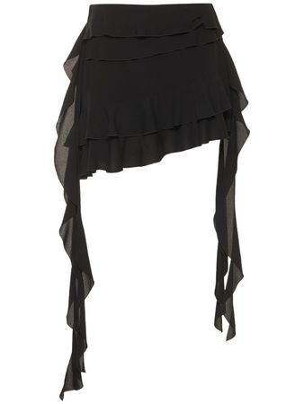 mini ruffle skirt