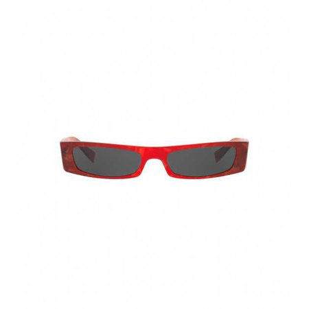 Alain Mikli x Alexandre Vauthier - Edwidge Red Marbled Sunglasses justoneeye.com
