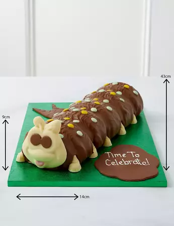 Personalised Giant Colin the Caterpillar™ Cake (Serves 40) | Colin the Caterpillar™ | M&S