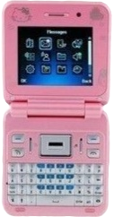 hello kitty pink flip phone