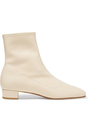 BY FAR | Este leather ankle boots | NET-A-PORTER.COM
