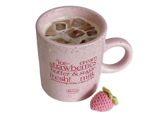 @darkcalista pink iced coffee mug png