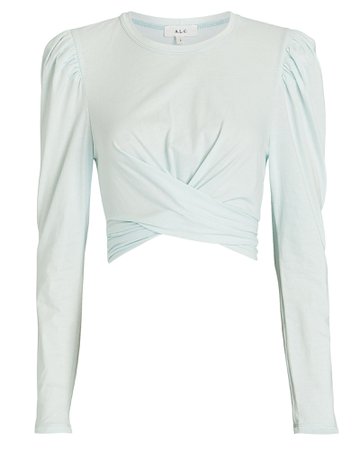 A.L.C. Mandy Wrap Cotton T-Shirt | INTERMIX®