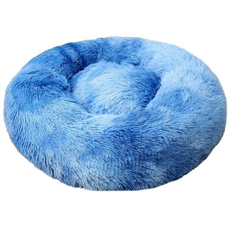 blue pet bed