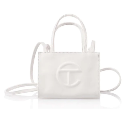 white telfar bag