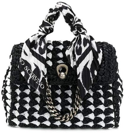 scarf handle tote
