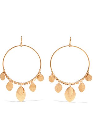 Chan Luu | Gold-tone earrings | NET-A-PORTER.COM
