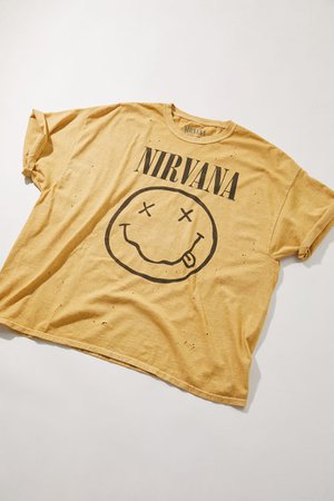 Nirvana Destroyed T-Shirt Dress | Urban Outfitters