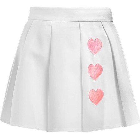Tennis pink heart skirt