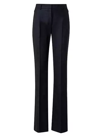 Shop Akris Marilyn Wool Flannel Pants | Saks Fifth Avenue
