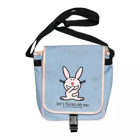 It's Happy Bunny Y2K Crossbody Messenger Bag | Mercari