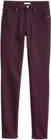 Slim-fit Pants - Purple