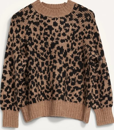 cheetah sweater