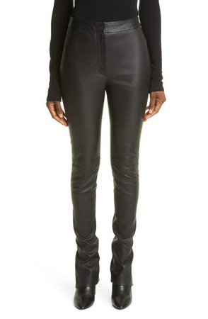 Off-White Tailored Leather Pants | Nordstrom