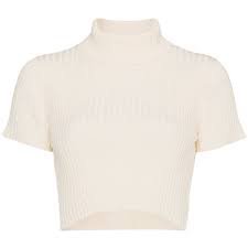 White Ribbed Shirt