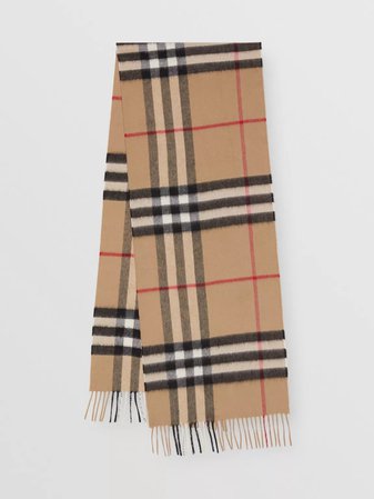 Classic Burberry Cashmere scarf