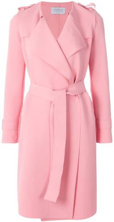 light pink wool coat