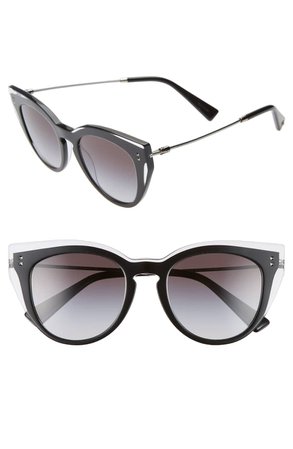 Valentino 50mm Cat Eye Sunglasses | Nordstrom