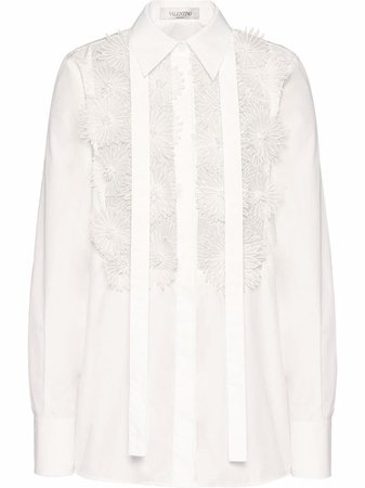 Valentino appliqué-detail long-sleeve Shirt - Farfetch