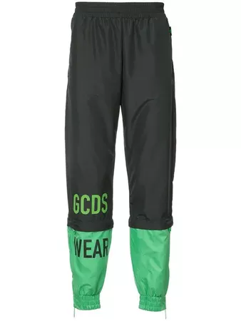 Gcds Colour Block Logo Track Trousers - Farfetch