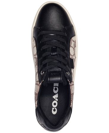 COACH Women's Lowline Signature Lace-up Sneakers & Reviews - Athletic Shoes & Sneakers - Shoes - Macy's