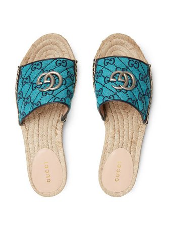 Gucci GG Multicolor Espadrille Sandals - Farfetch