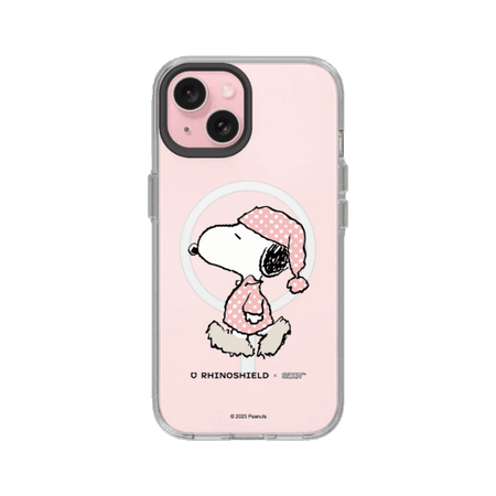 RHINOSHIELD X Snoopy Clear Case (MagSafe compatible) iPhone 15