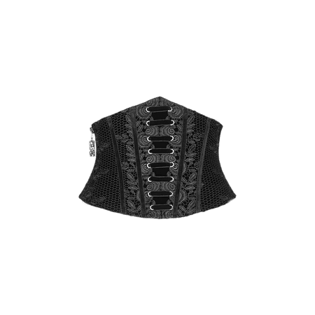 goth black corset