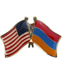 Armenian-American Pin