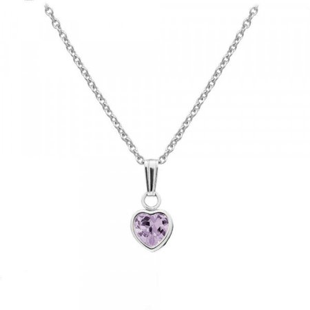 June Birthstone Purple Necklace