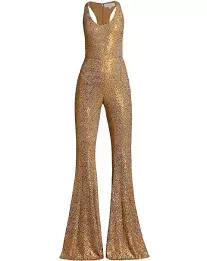 michael kors gold jumpsuit blake lively - Google Search