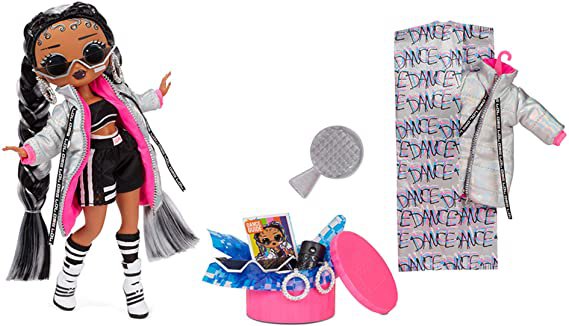 Amazon.com: LOL Surprise OMG Dance Dance Dance B-Gurl Fashion Doll with 15 Surprises Including Magic Black Light, Shoes, Hair Brush, Doll Stand and TV Package - Great Gift for Girls Age 4+: Toys & Games