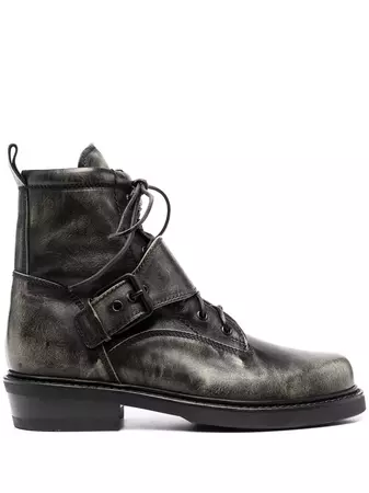 Buttero distressed-finish Leather Ankle Boots - Farfetch