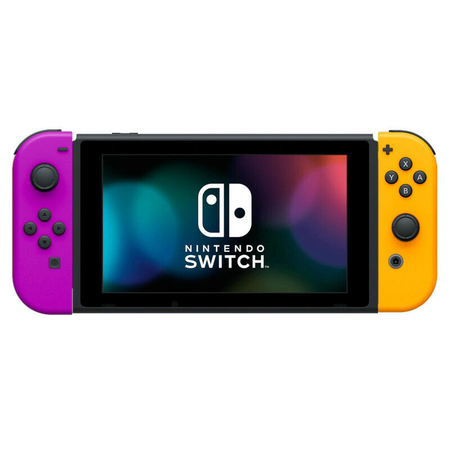 purple orange Nintendo switch