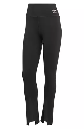 adidas Adicolor Stretch Recycled Polyester Split Cuff Leggings | Nordstrom