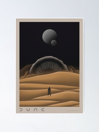 "Dune, Arrakis" Poster by Rikiege | Redbubble