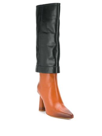 Jacquemus Contrast Knee-High Boots | Farfetch.com