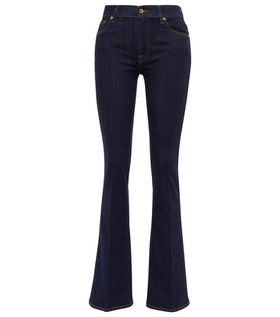 7 For All Mankind - Mid-rise bootcut jeans | Mytheresa