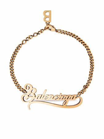 Balenciaga Valentine Typo logo bracelet - FARFETCH