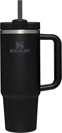 Amazon.com: Stanley Quencher H2.0 FlowState Stainless Steel Vacuum Insulated Tumbler with Lid and Straw for Water, Iced Tea or Coffee, Smoothie and More, Black , 30 oz : Home & Kitchen
