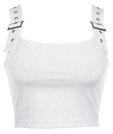 Tiger Mist Kailey Buckle Strap Cropped Top