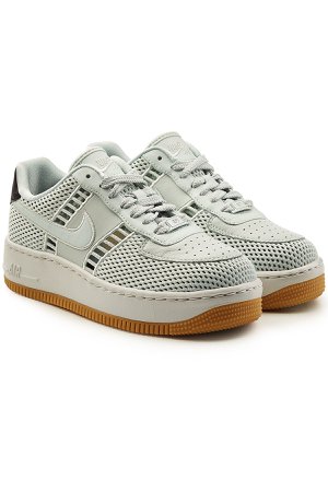 Air Force 1 Upstep Sneakers with Leather and Suede Gr. US 7
