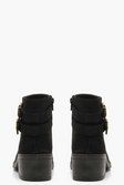 Double Buckle Chelsea Ankle Boots | Boohoo