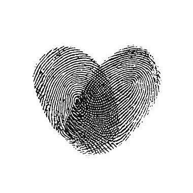 fingerprint heart ♡♡