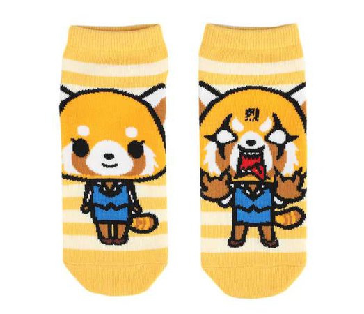 Aggretsuko Ankle Socks: Calm and Rage | Sanrio