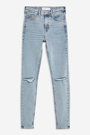 Bleach Ripped Jamie Jeans - Jamie Jeans - Jeans - Topshop USA