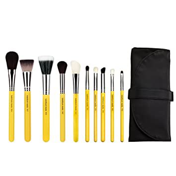 Amazon.com: Bdellium Tools Professional Makeup Studio Line Mineral 10pc. Brush Set with Roll-Up Pouch: Beauty